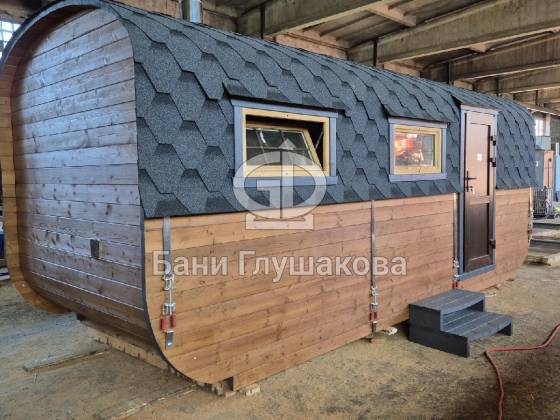 Баня «Карета» 2,4х6 из термодоски №82500291