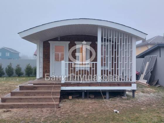 Баня «Бурже» 5,3 на 7,5 метров