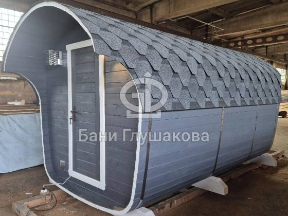 Баня бочка «Сказка» 4м из термодоски №82600326